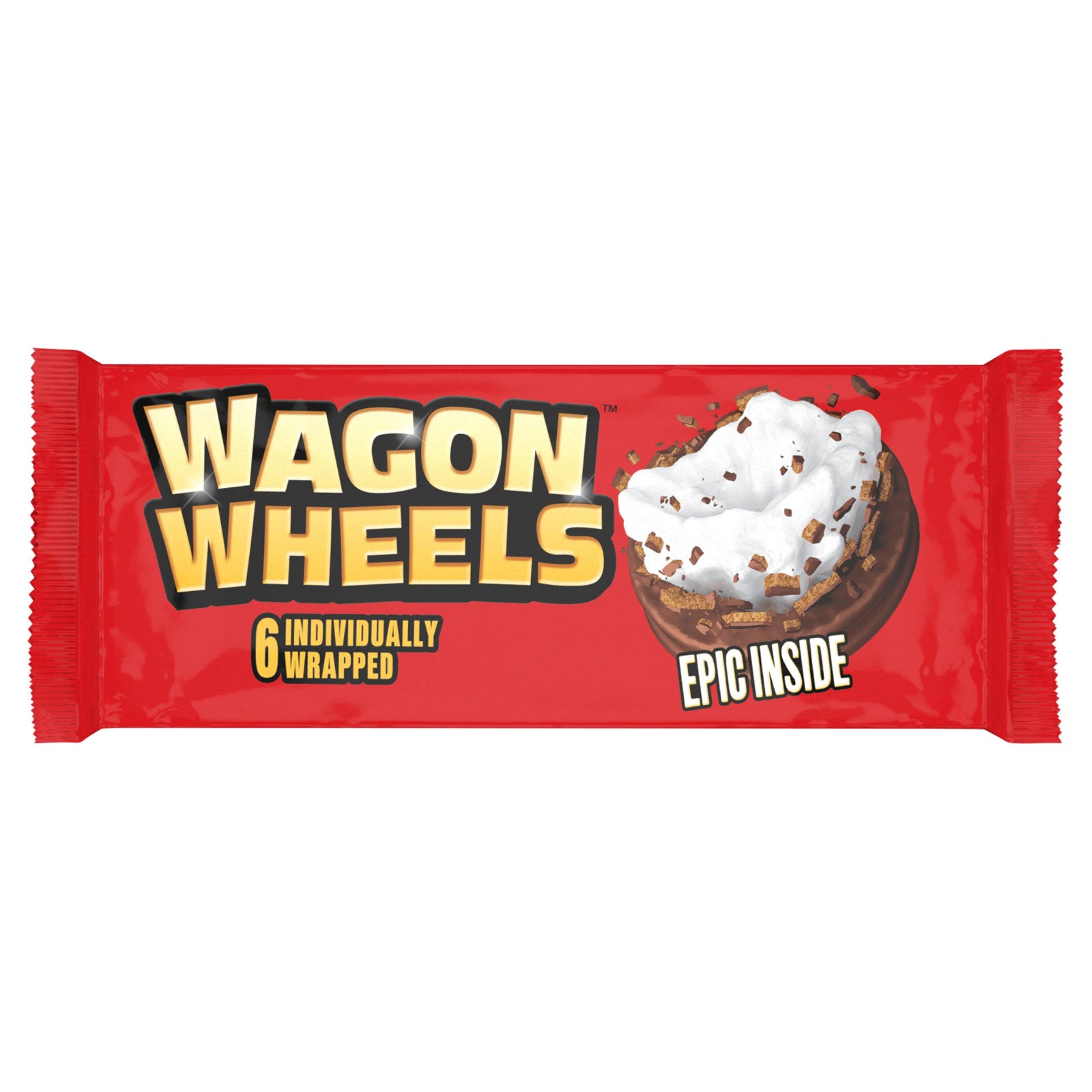 Wagon Wheels Original 6 Individually Wrapped | High Quality Chocolate & Sweets Online - Product Image Wagon Wheels Original 6 Individually Wrapped | High Quality Chocolate & Sweets Online - Product Image